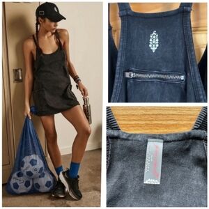 NWOT Women's Free People Hot Shot Mini Dress XS Black